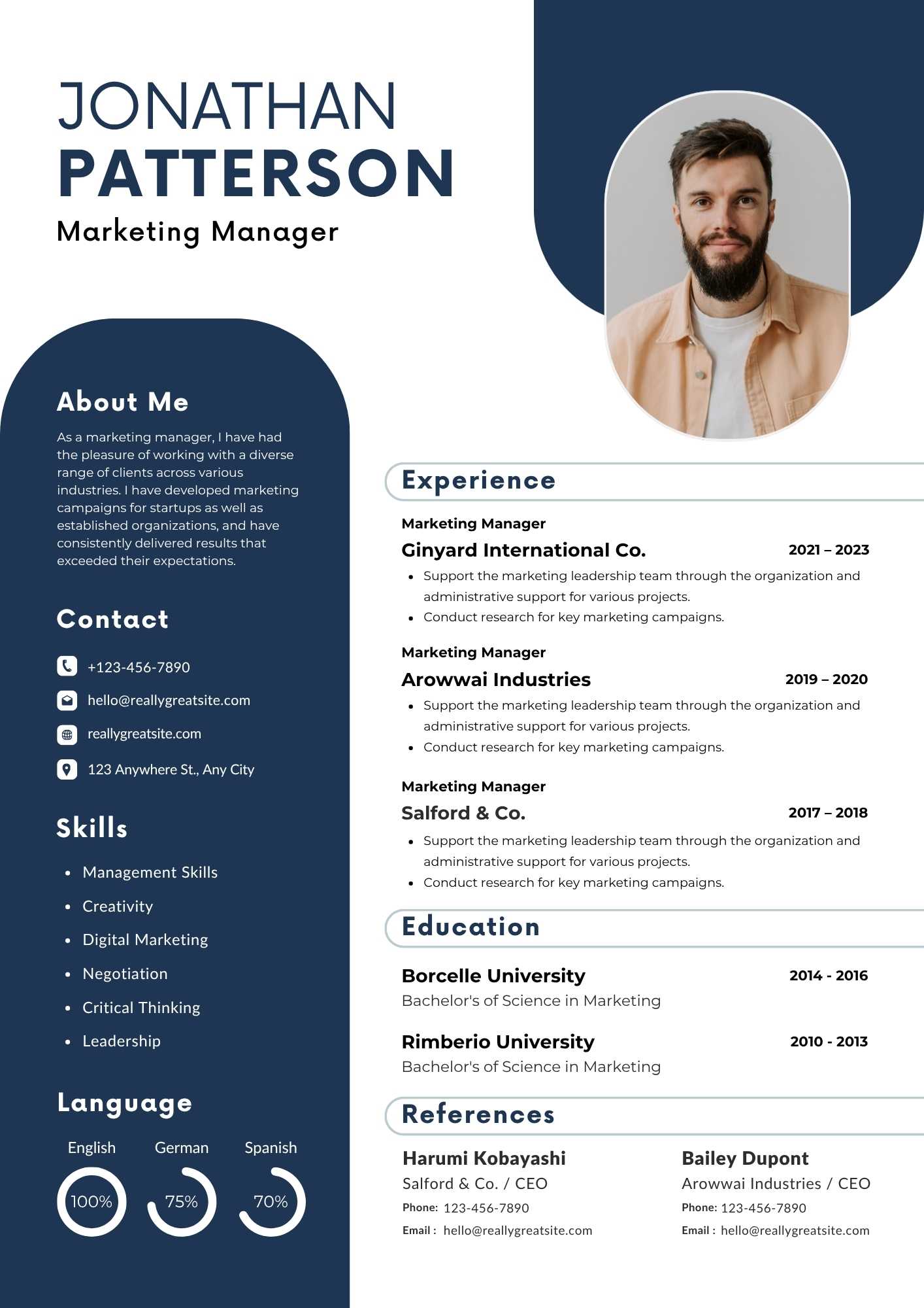 Jonathan Blue Sidebar